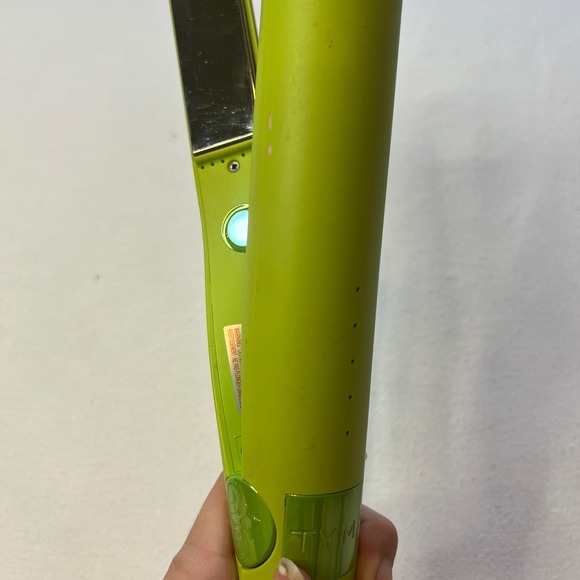 Tyme‎ Iron Pro 2 in 1 Flat Iron Curler Curling Limelight Green Works - Picture 7 of 10